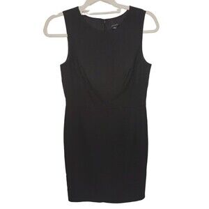 Ann Taylor Black Sleeveless Dress  Raw Edge size 2
